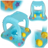 Otroški plavalni krog z baldahinom in sedežem