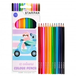 set barvic lenivec 12 barv, 18 cm