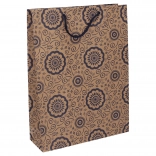 Darilna kraft vrečka L 27,5 × 36,5 × 9 cm