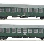 Roco set 2 potniških vagonov PKP H0 Bwxzd Y/B 70