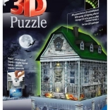 Ravensburger 3D puzzle strašljiva hiša s svetlečim učinkom 216 koščkov