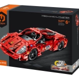 komplet za sestavljanje dirkalnega avtomobila na navijanje, 437 kosov