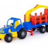 Machr - traktor z gozdarsko prikolico