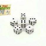 Kocke za igranje Teddies v škatli (6 kosov)