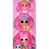 L.O.L. Surprise! 3-pak – Punčka, Živalca in Dojenček