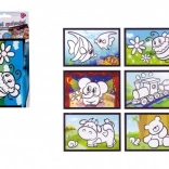 Čarobno slikanje z vodo – komplet kartica in čopič