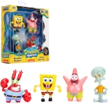 SpongeBob set 4 kovinskih zbirateljskih figur 5–7 cm