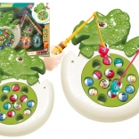 Igra lovljenja ribic s palicami in lučkami – dinozaver