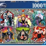 Ravensburger sestavljanka Disney: Hudobne ženske 1000 koščkov
