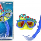 Otroški potapljaški komplet s snorkljem – živalice, modri Bestway – Modra