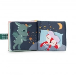 tekstilska knjižica z grizalom zmajček Joe od Lilliputiens