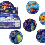 Svetleča žogica z motivi morskih živali 7 cm