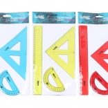 Geometrijski komplet Flexi barvni