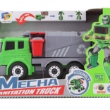 Transformirajoči smetarski robot 2v1 na baterije