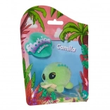 Zelena plišasta igrača krokodil Flockies