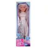 Hodeča punčka nevesta 80 cm