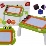 Mizica za risanje Znikopis Krokodil z žigi, zelena