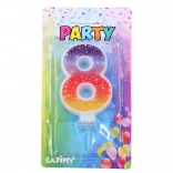 Rojstnodnevna svečka številka 8 Zvezde