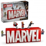 LEGO® Marvel 76313 Logotip MARVEL in minifigurice