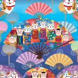 puzzle svet kokeshi 1000 koščkov