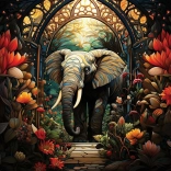 Sestavljanka Varuhinja cvetov 1000 kosov ART PUZZLE