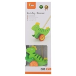 Lesena potisna igrača Dinozaver