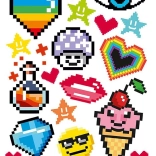 likalni motivi s piksel vzorci – 2 veliki poli