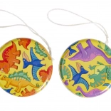 Kovinsko jojo z dinozavrskim motivom