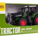 Zeleni traktor s kleščami