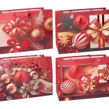 Darilna vrečka L 30 × 38,5 × 11 cm Božič