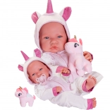 Antonio Juan realistična lutka dojenček 42 cm celovinilasto telo