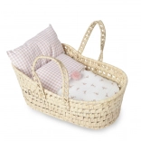 Mojzesova košara za punčke s posteljnino – mala Antonio Juan