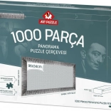 Okvir za puzzle 96x34 cm srebrn