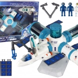 Vesoljska postaja z raketo – komplet 17 delov s svetlobnimi in zvočnimi učinki