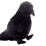 Plišasta vrana z zvokom 25 cm, okolju prijazna