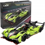 Stavebnica CaDA dirkalni avto PHANTOM WING 1:10, 1817 kosov, zelena