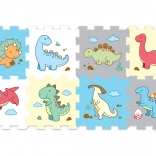 Peneče puzzle dinozavri - 8 kosov