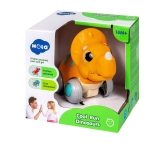 Interaktivni plastični dinozaver na kolescih s pogonom in gibljivo čeljustjo