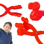 Izdelovalec snežnih kep dinozaver rdeč