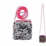 Torbica s spreminjajočimi se barvnimi bleščicami