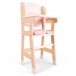 Lesen visok stolček za punčke z blazinico