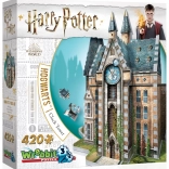 Wrebbit 3D sestavljanka Harry Potter Bradavičarka – Ura stolp, 420 koščkov