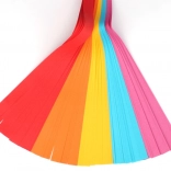 Set barvnih papirnatih trakov za pletenje in ustvarjanje, 250 kos