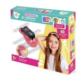 Bleščeči kamenčki z aplikatorjem za lase in dekoracije