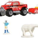 Matchbox Adventure Pack MBX Arctic Explorer – arktični raziskovalni set z vozili in figuricami