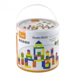 Viga lesena gradbena igra 50 kock