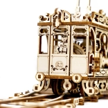 lesene 3D sestavljanke tramvaj s tiri WOODEN CITY (273 delov)