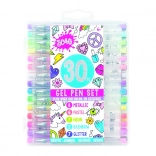 Gel pisala MAKE IT REAL - Set 30 barv