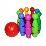 Keglji v mreži z žogo