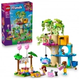 Lego Friends mačja rojstnodnevna zabava in hišica na drevesu